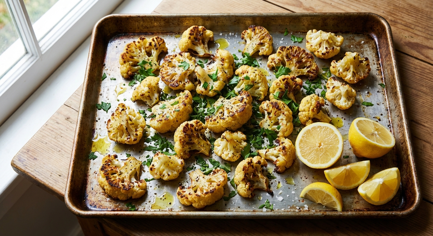 Crispy Roasted Cauliflower Florets