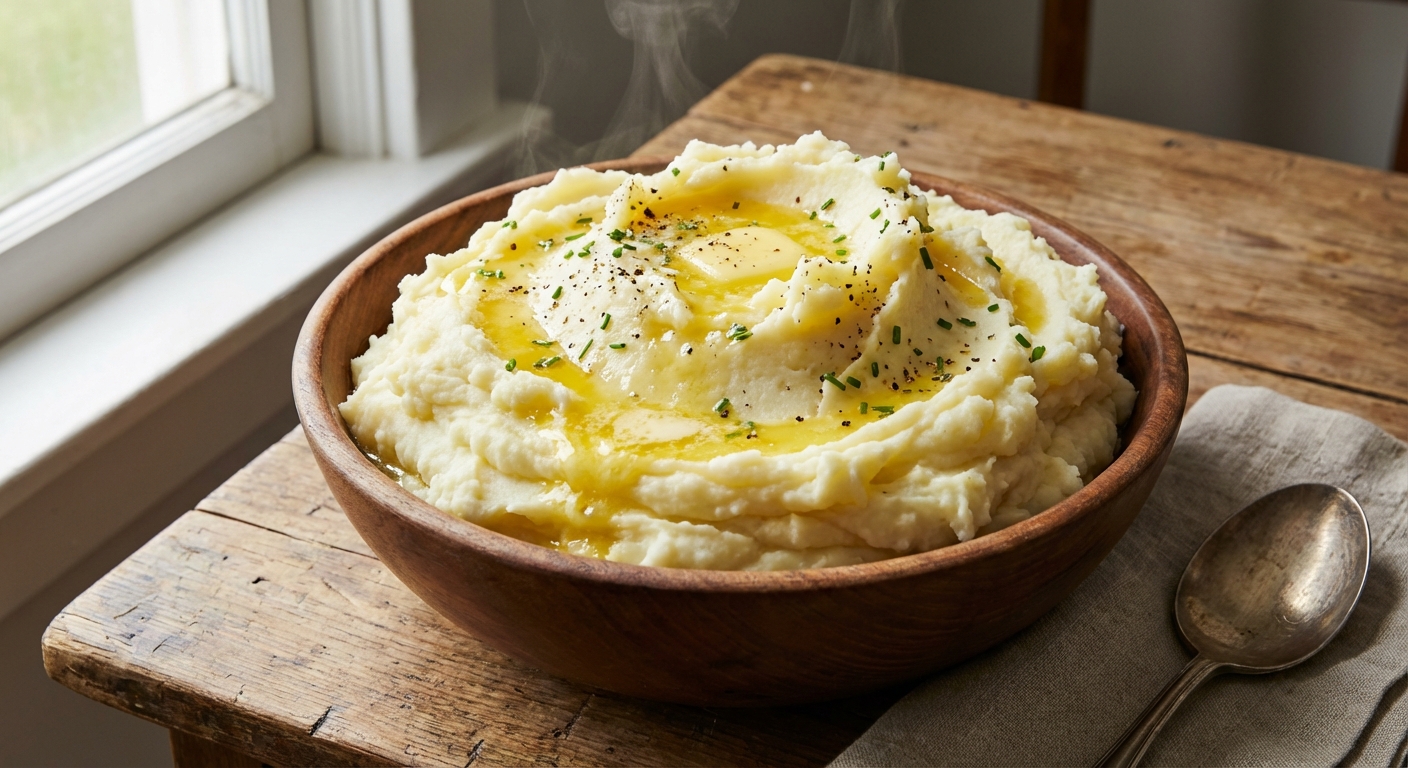 Fluffy and Creamy Mashed Potatoes