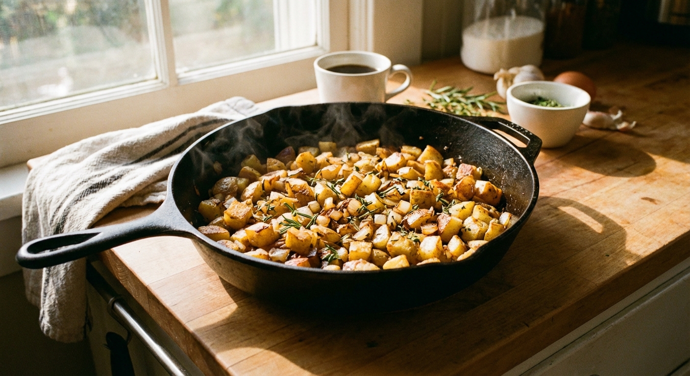 Crispy Breakfast Skillet Potatoes