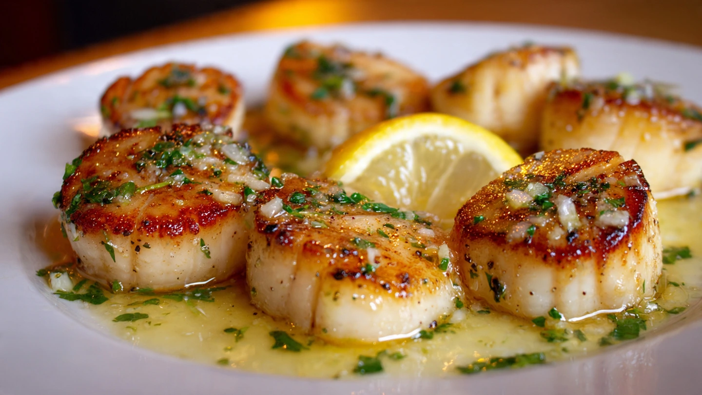 Perfectly Seared Scallops