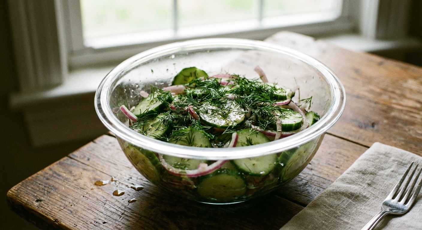 Cucumber and Vinegar Salad