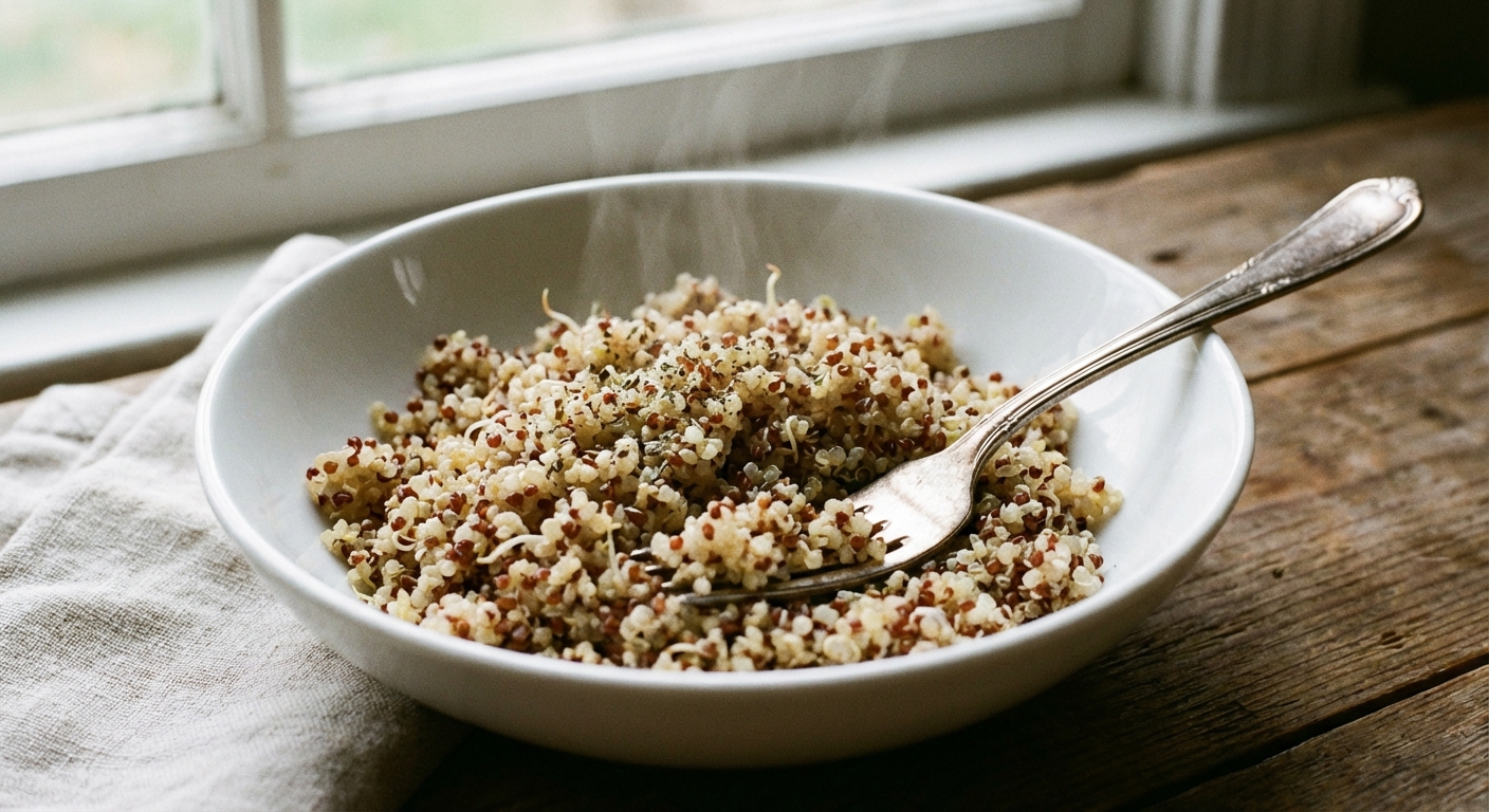 Fluffy Cooked Quinoa (Not Mushy, Not Bitter)