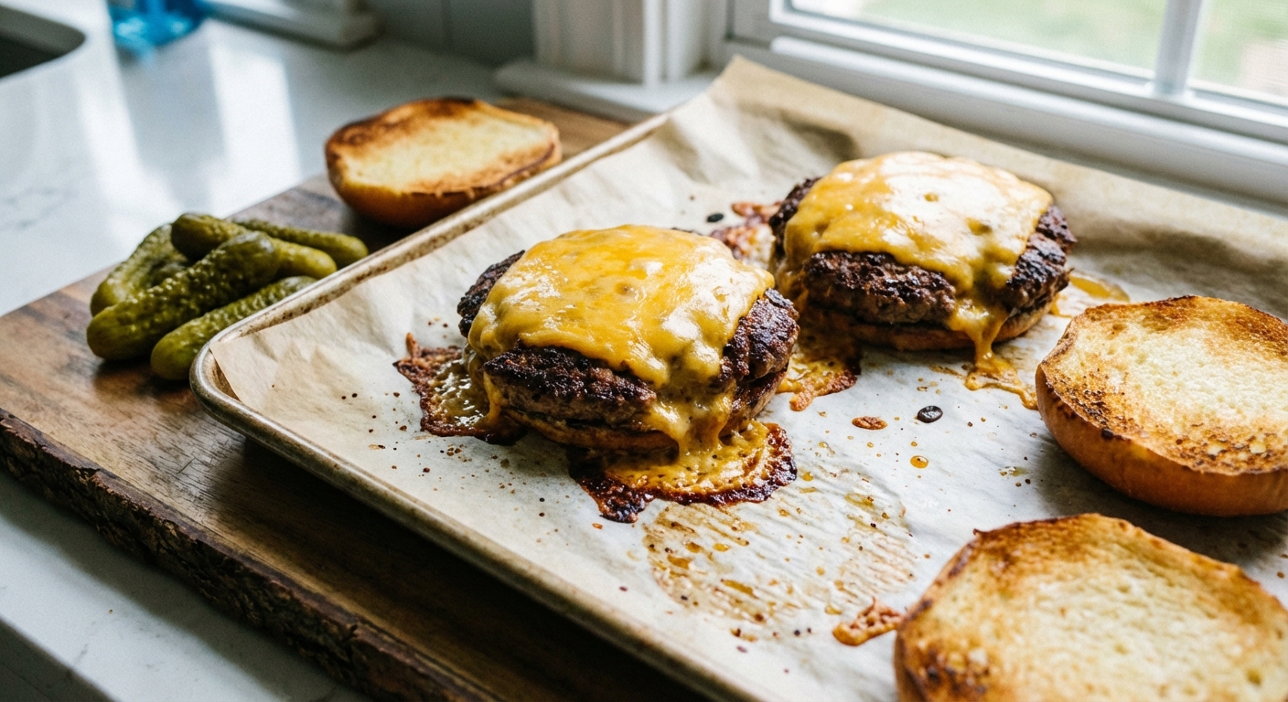 Juicy Oven-Baked Burgers