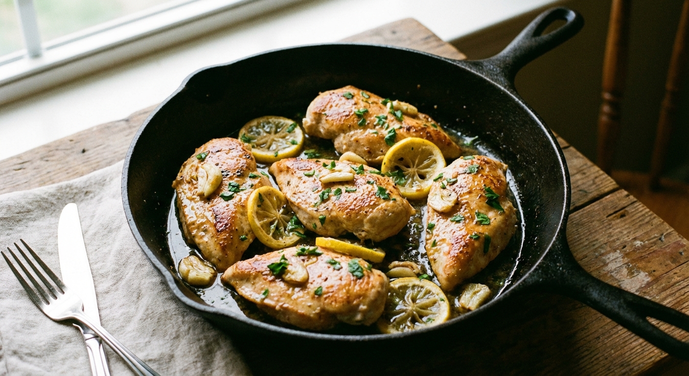 Juicy Boneless Chicken Breast (Skillet + Pan Sauce)