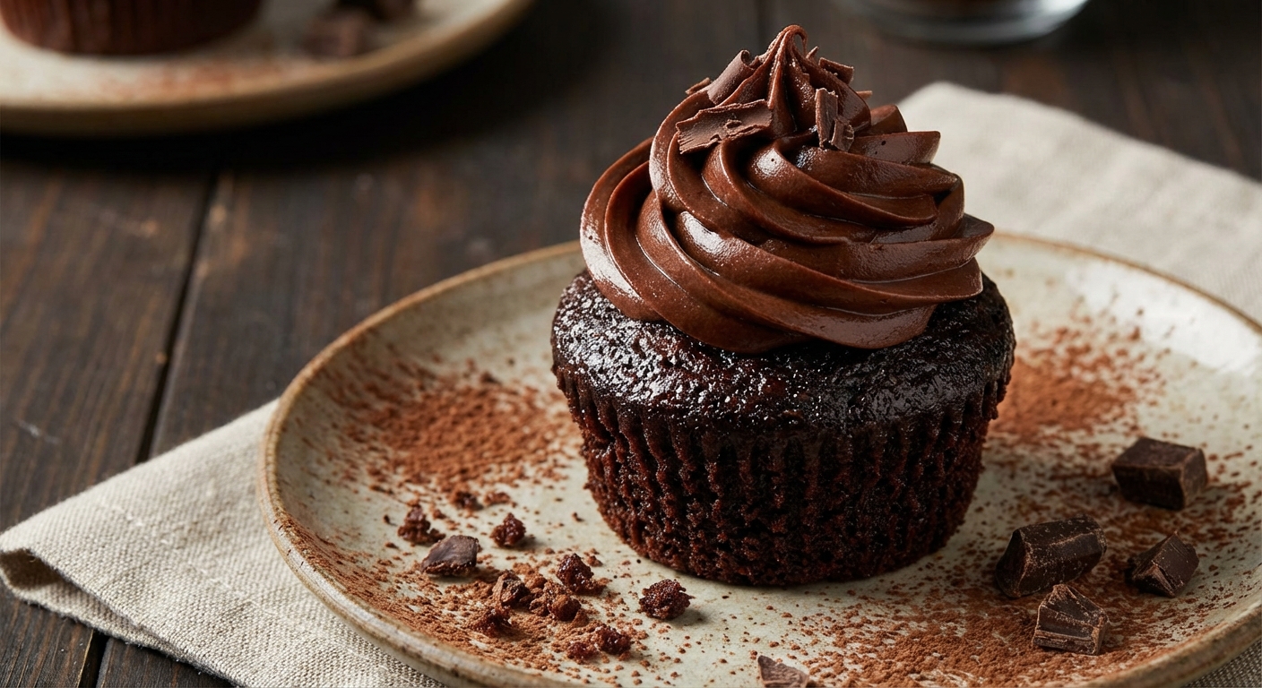 Decadent Chocolate Cupcakes (Ultra Moist + Fudge Frosting)