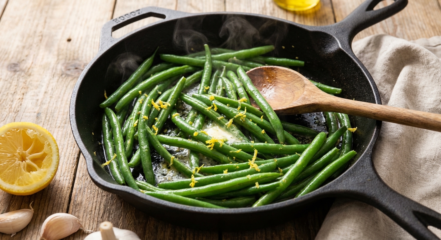 Tender Fresh Green Beans (Garlic Butter, 12 Minutes)