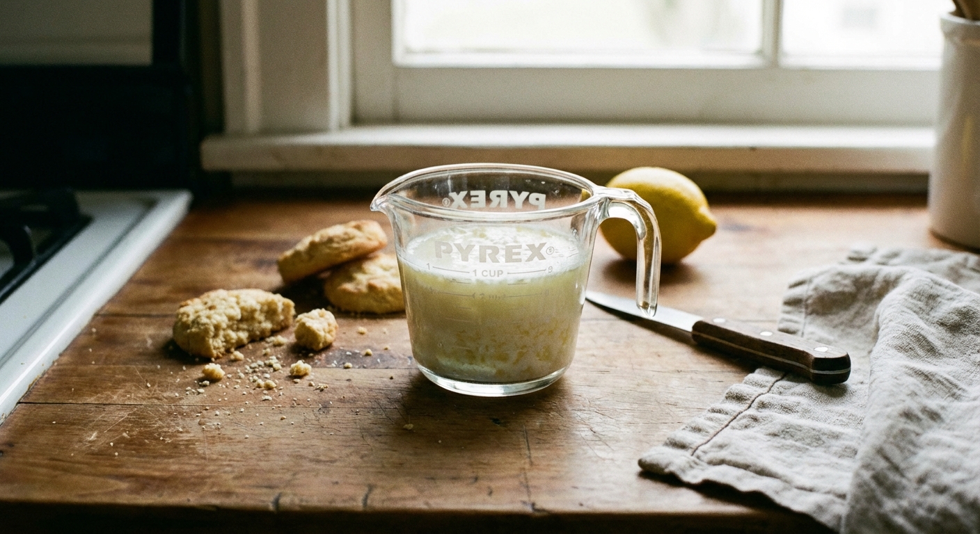 Quick Homemade Buttermilk Substitute