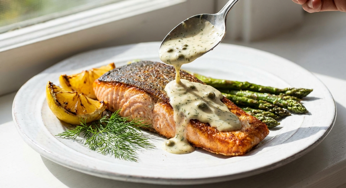 Creamy Dill Sauce for Salmon