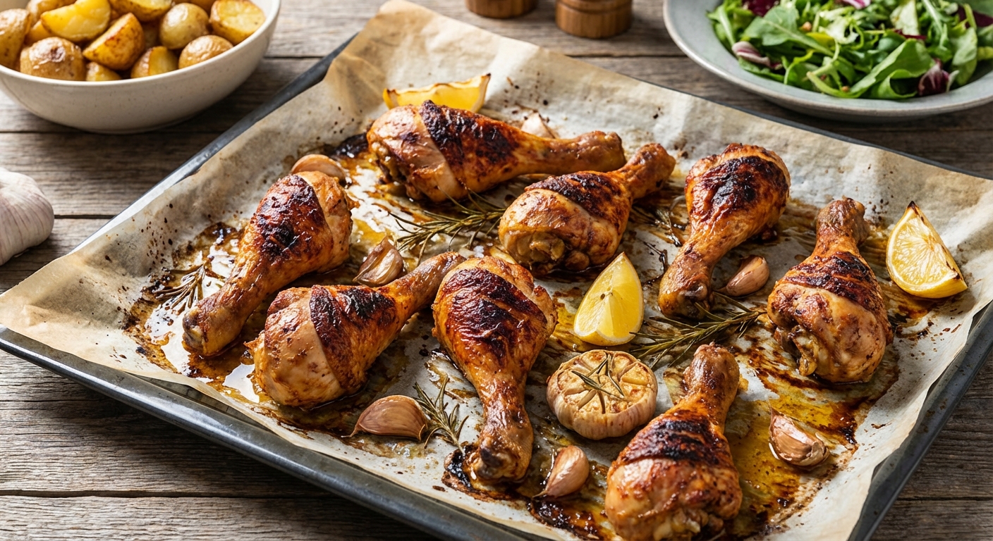 Crispy Baked Chicken Drumsticks