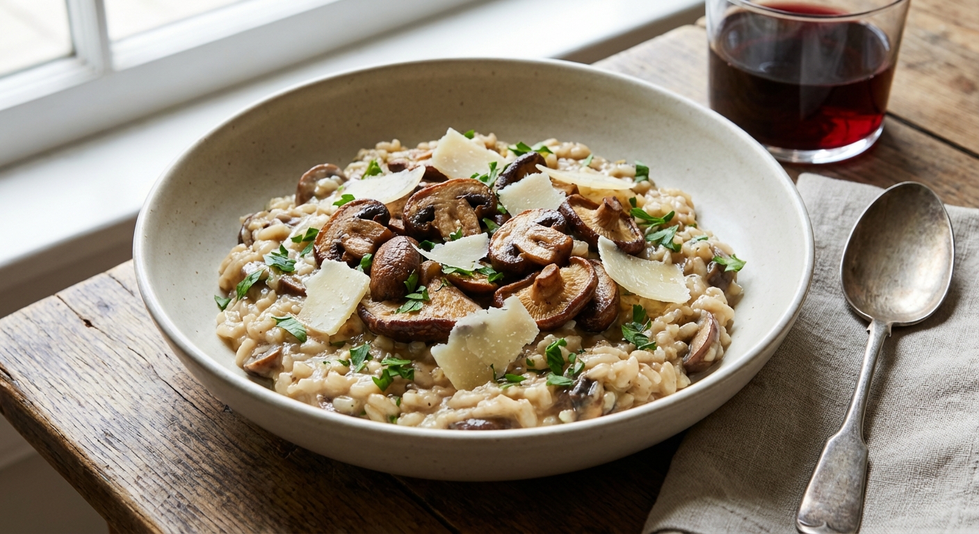 Creamy Mushroom Risotto