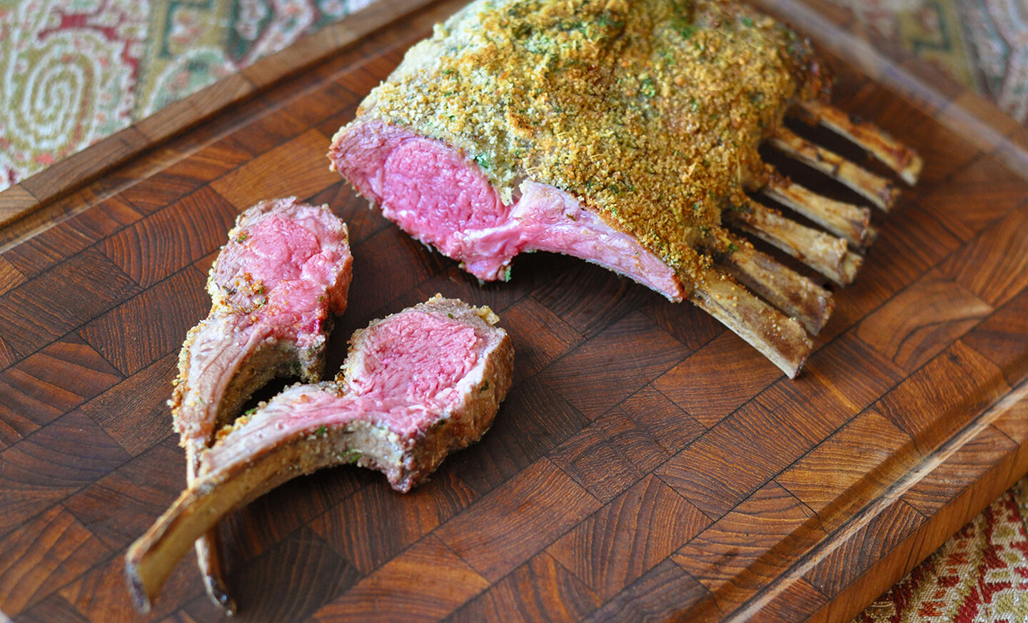 Tender Herb-Crusted Lamb Chops