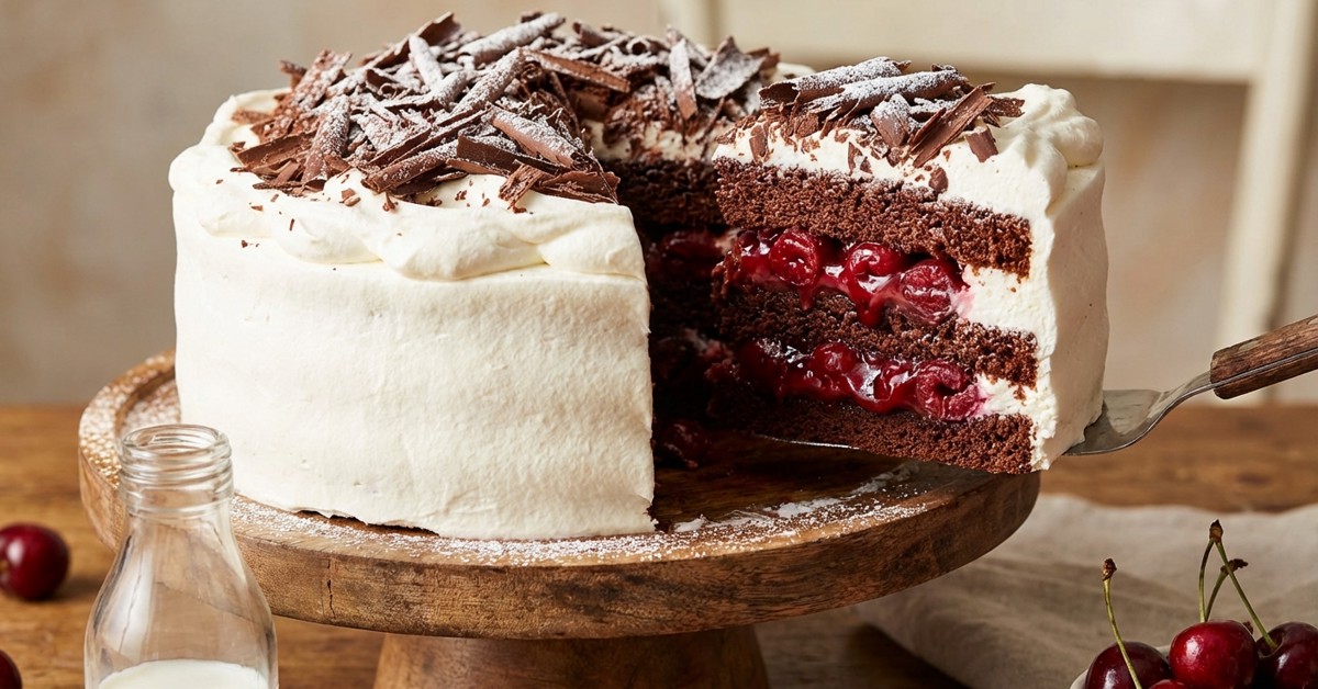 Classic Black Forest Cake (Schwarzwälder Kirschtorte)