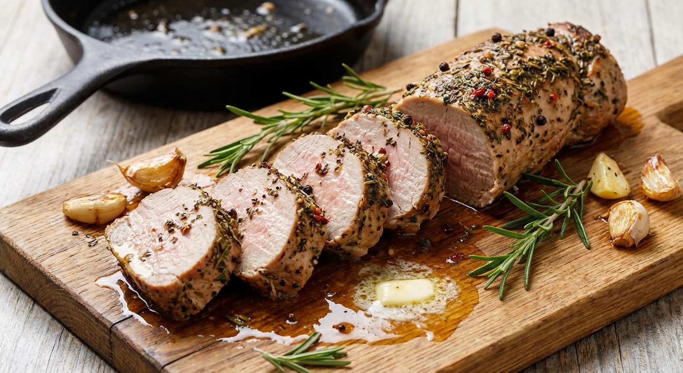 Roasted Pork Tenderloin with Herbs