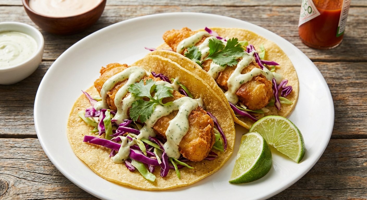 Zesty Fresh Fish Tacos